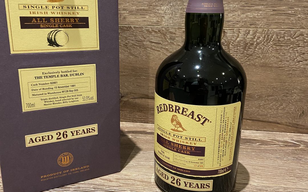 What they aren’t telling you about The Temple Bar Single cask from Redbreast…..